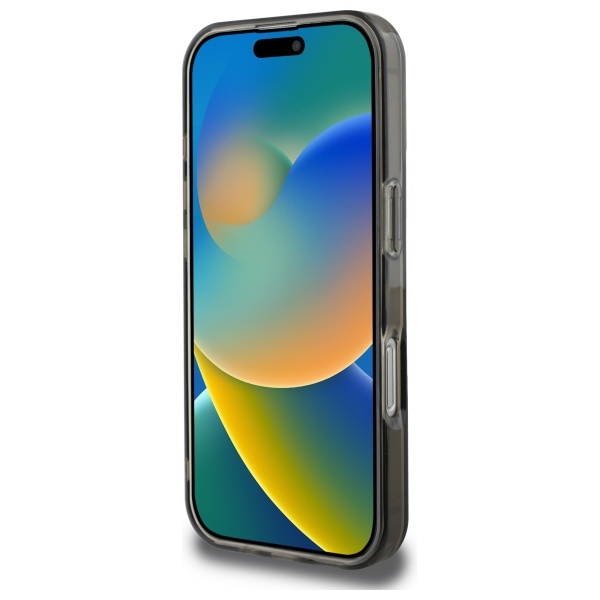 iTok webáruház - Guess Guess IML Glitter Circle MagSafe tok iPhone 16 Pro Max készülékhez (fekete) 5 Guess IML Glitter Circle MagSafe case for iPhone 16 Pro Max (fekete)