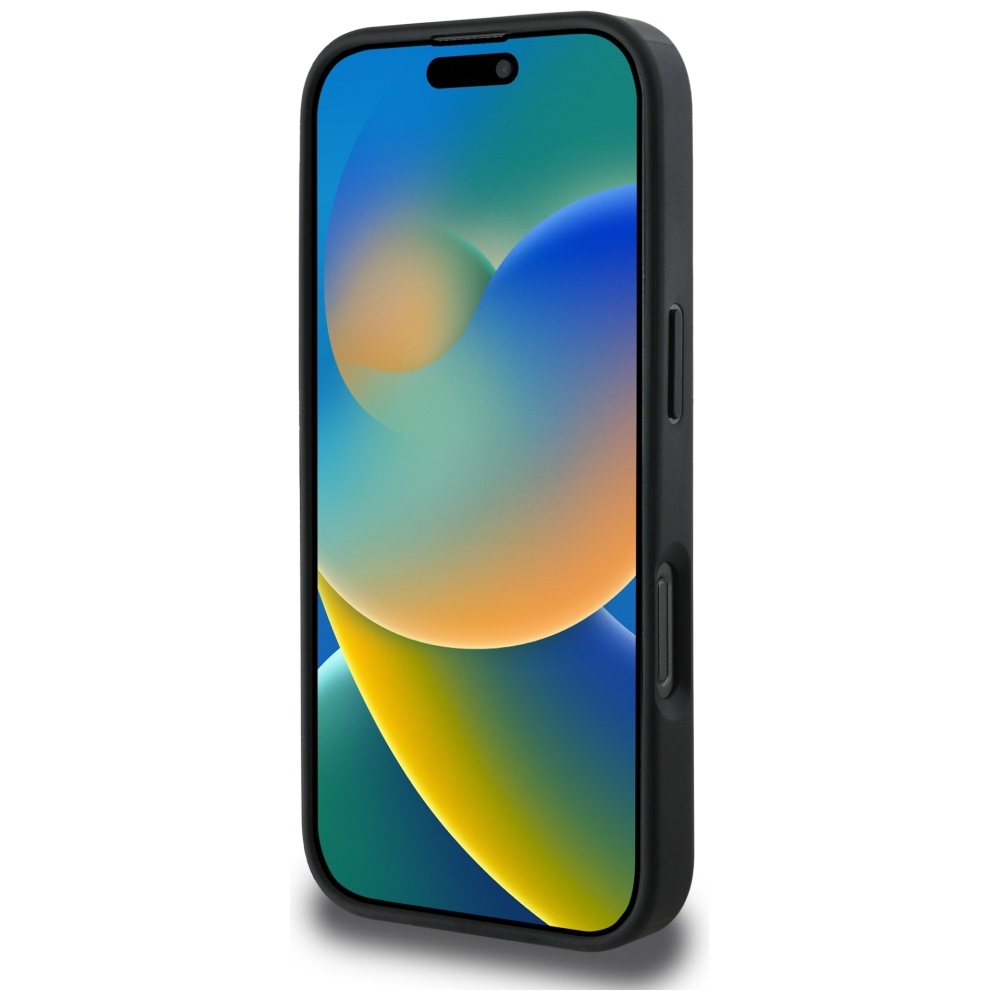 iTok webáruház - Guess Guess Grained Roses Big 4G logós tok iPhone 16 Pro Max készülékhez (fekete) 5 Guess Grained Roses Big 4G logo case for iPhone 16 Pro Max (fekete)