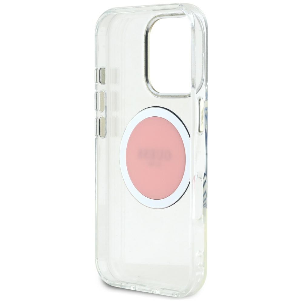 iTok webáruház - Guess Guess IML Metal Colored Circle Classic Logo MagSafe tok iPhone 16 Pro Max készülékhez (rózsaszín) 7 Guess IML Metal Colored Circle Classic Logo MagSafe case for iPhone 16 Pro Max (rózsaszín)