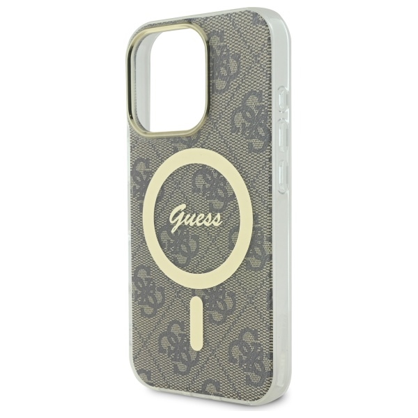 iTok webáruház - Guess Guess IML 4G MagSafe tok iPhone 16 Pro Max (barna) 5 Guess IML 4G MagSafe Case for iPhone 16 Pro Max (barna)