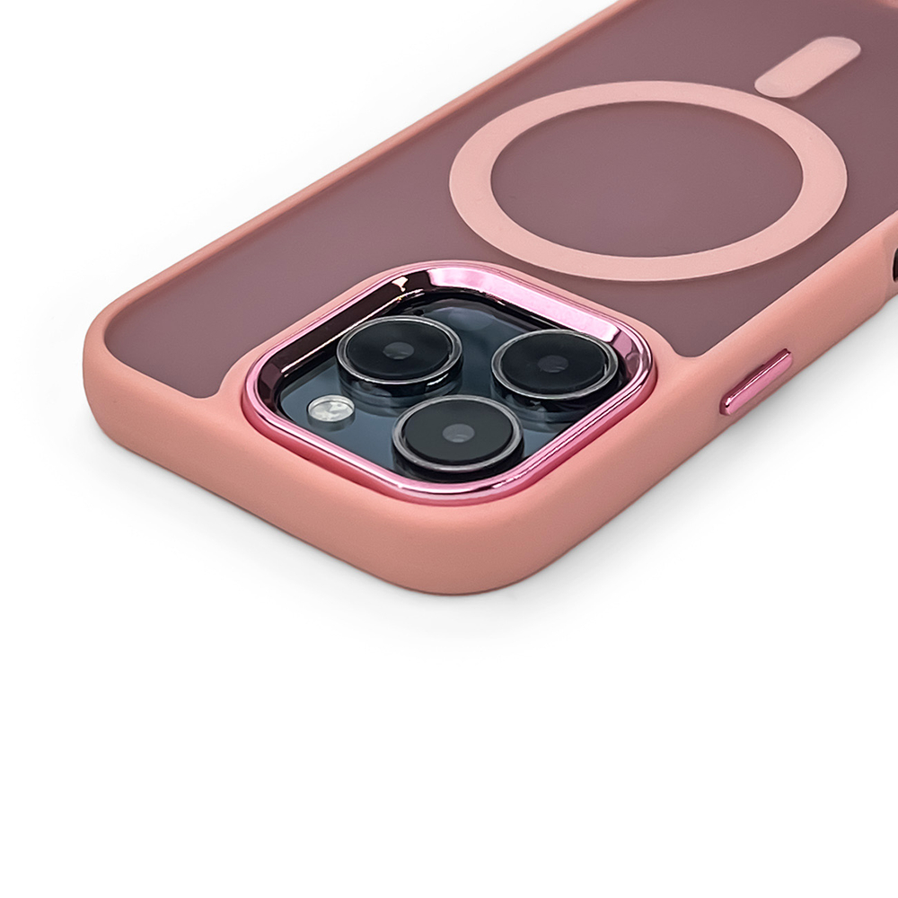 iTok webáruház - Hurtel Magnetic Collection MagSafe tok iPhone 16 Plus készülékhez (rózsaszín) 3 Magnetic Collection MagSafe iPhone 16 Plus Case (rózsaszín)