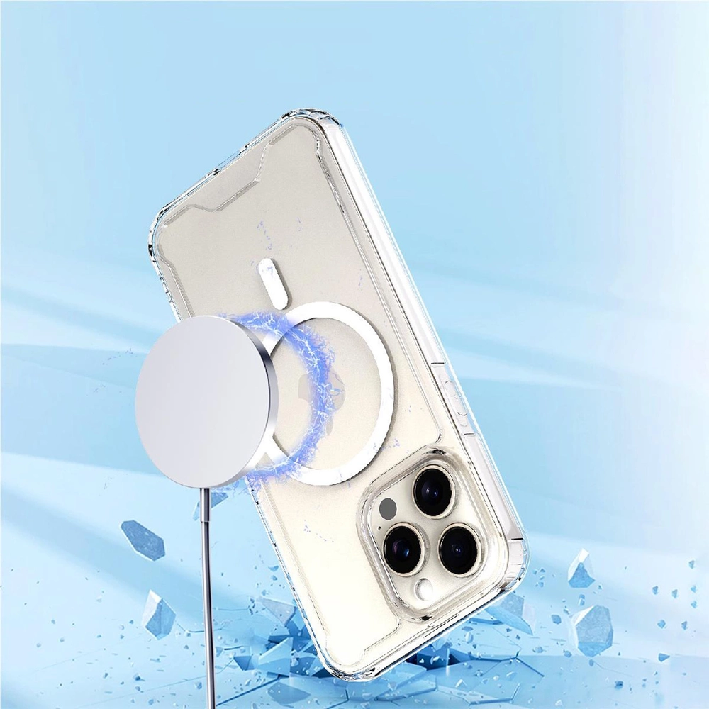 iTok webáruház - Hurtel Clear Corner Case MagSafe tok iPhone 16 Plus (átlátszó) 4 Clear Corner Case MagSafe for iPhone 16 Plus (átlátszó)