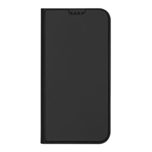 Dux Ducis Skin Pro iPhone 16 Plus flip tok kártyatartóval (fekete)