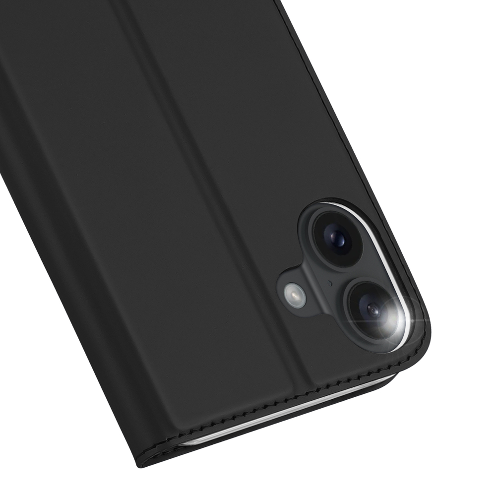 iTok webáruház - Dux Ducis Dux Ducis Skin Pro iPhone 16 Plus flip tok kártyatartóval (fekete) 4 Dux Ducis Skin Pro iPhone 16 Plus Case with Flip and Card Slot (fekete)