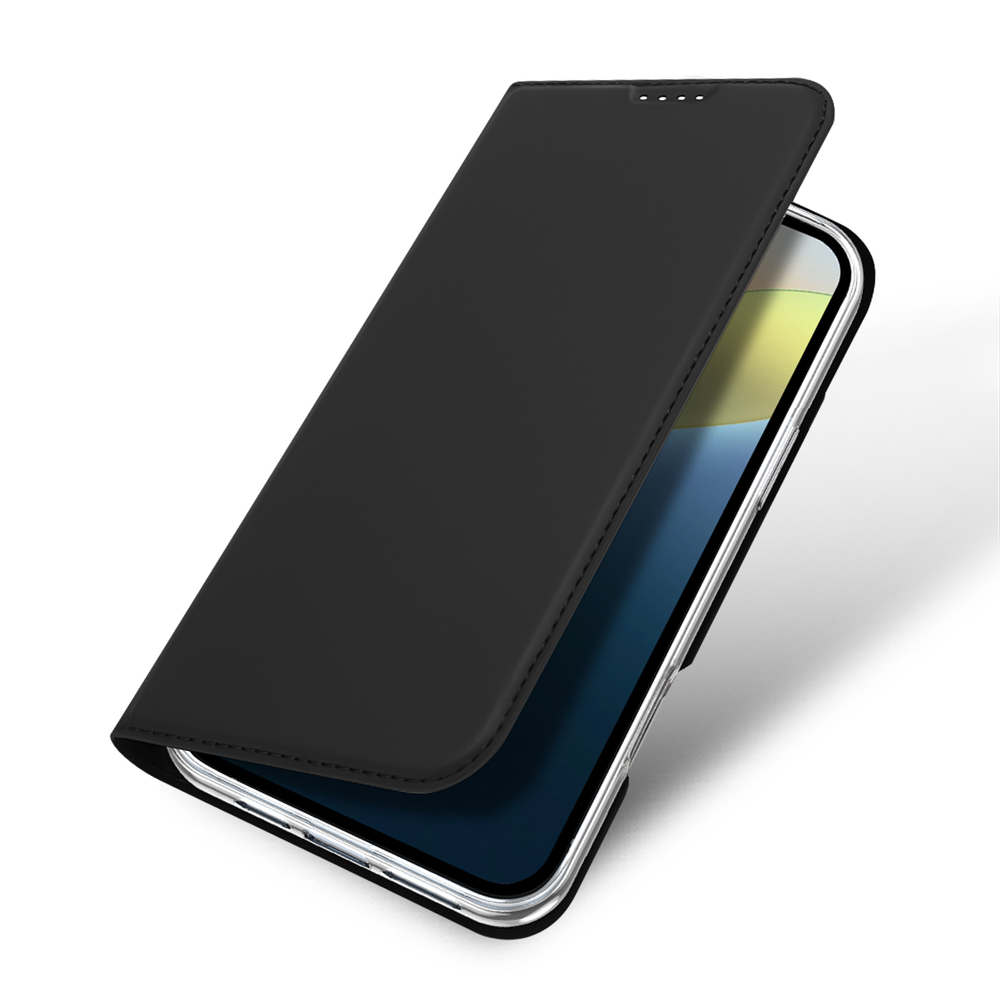 iTok webáruház - Dux Ducis Dux Ducis Skin Pro iPhone 16 Plus flip tok kártyatartóval (fekete) 5 Dux Ducis Skin Pro iPhone 16 Plus Case with Flip and Card Slot (fekete)