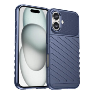 Thunder Case szilikon tok iPhone 16 Plus készülékhez (kék)