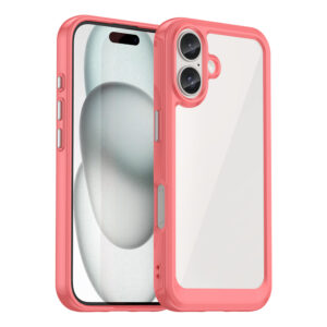 Outer Space Case gélkeretes tok iPhone 16 Plus készülékhez (piros)