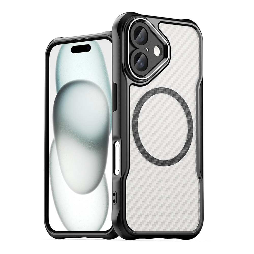 iTok webáruház - Hurtel Leading Series MagSafe tok iPhone 16 Plus készülékhez (fekete) 1 Leading Series MagSafe Silicone Case for iPhone 16 Plus (fekete)