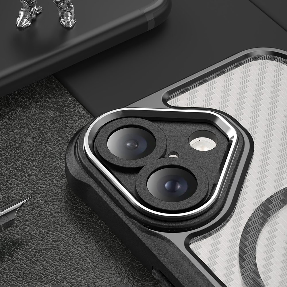 iTok webáruház - Hurtel Leading Series MagSafe tok iPhone 16 Plus készülékhez (fekete) 5 Leading Series MagSafe Silicone Case for iPhone 16 Plus (fekete)