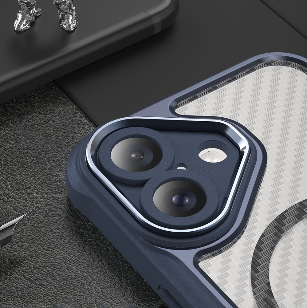 iTok webáruház - Hurtel Leading Series MagSafe tok iPhone 16 Plus készülékhez (kék) 6 Leading Series MagSafe Silicone Case for iPhone 16 Plus (kék)