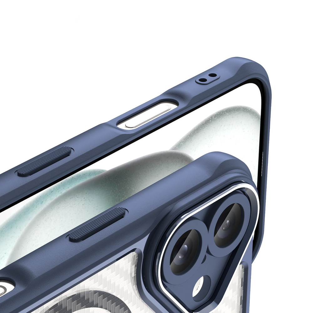 iTok webáruház - Hurtel Leading Series MagSafe tok iPhone 16 Plus készülékhez (kék) 7 Leading Series MagSafe Silicone Case for iPhone 16 Plus (kék)