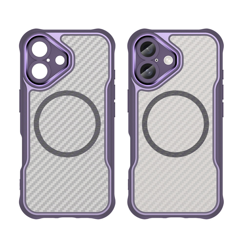 iTok webáruház - Hurtel Leading Series MagSafe TPU tok iPhone 16 Plus készülékhez (lila) 2 Leading Series MagSafe Silicone Case for iPhone 16 Plus (lila)