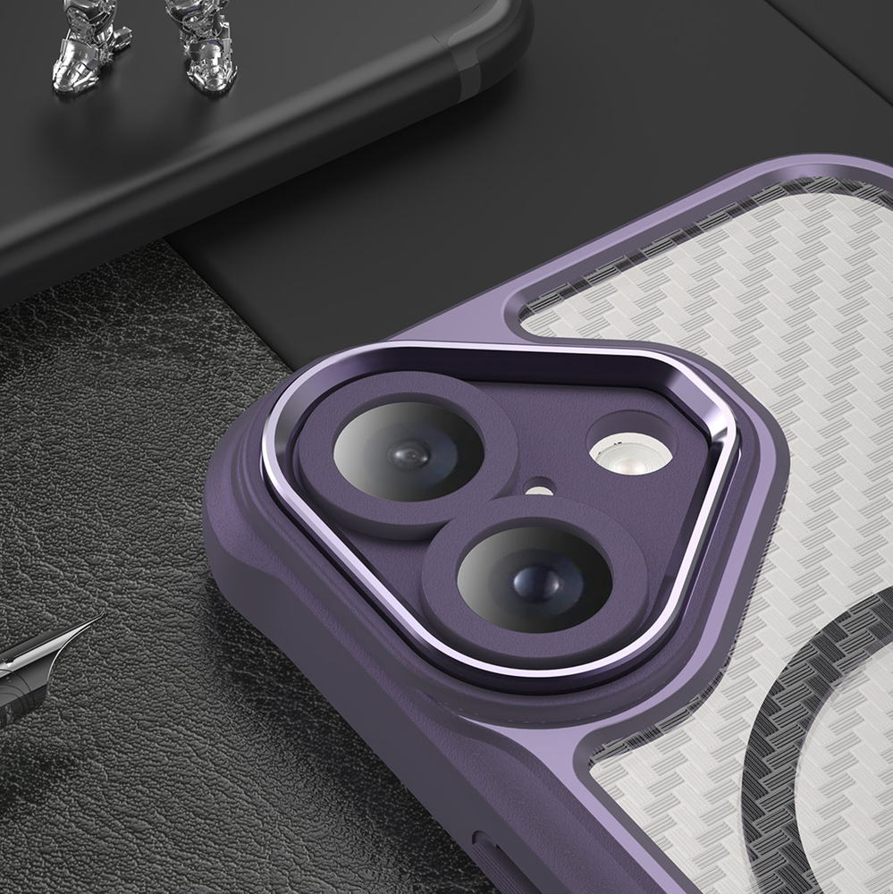 iTok webáruház - Hurtel Leading Series MagSafe TPU tok iPhone 16 Plus készülékhez (lila) 6 Leading Series MagSafe Silicone Case for iPhone 16 Plus (lila)