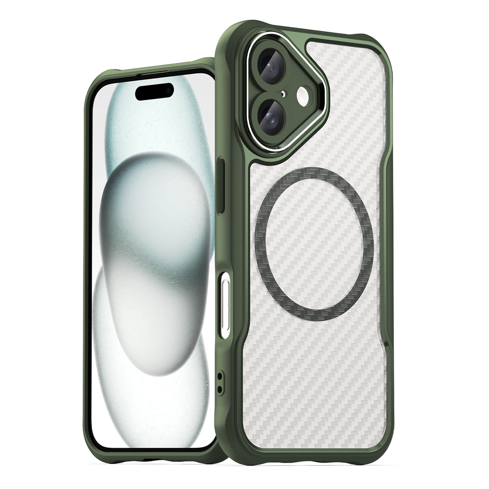 iTok webáruház - Hurtel Leading Series MagSafe tok iPhone 16 Plus készülékhez (zöld) 1 Leading Series MagSafe Silicone Case for iPhone 16 Plus (zöld)