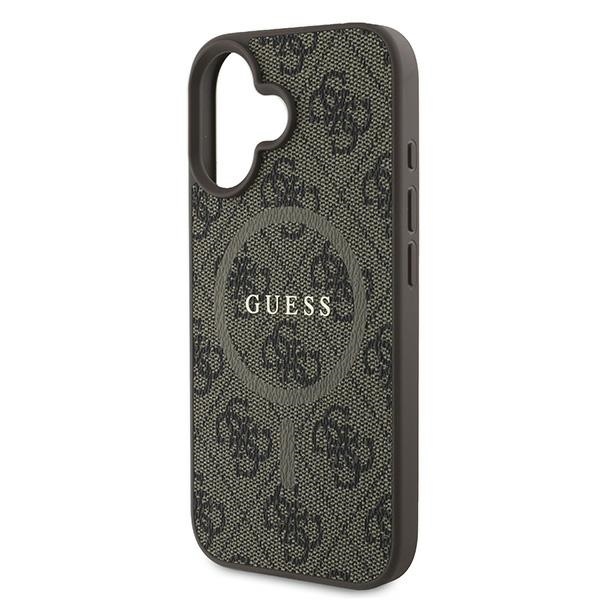 iTok webáruház - Guess Guess 4G Ring Classic Logo MagSafe iPhone 16 Plus Case (barna) 6 Guess 4G Ring Classic Logo MagSafe iPhone 16 Plus Case (barna)