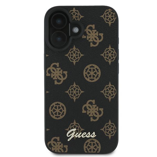 iTok webáruház - Guess Guess Peony Script MagSafe tok iPhone 16 Plus készülékhez (fekete) 3 Guess Peony Script MagSafe iPhone 16 Plus Case (fekete)