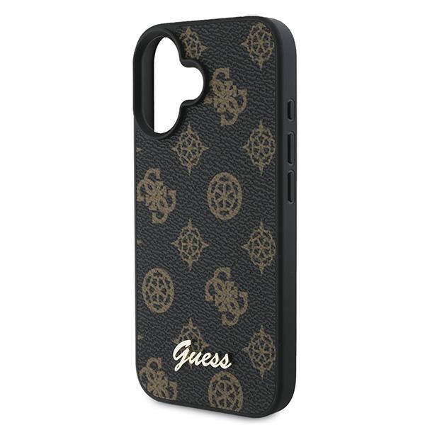 iTok webáruház - Guess Guess Peony Script MagSafe tok iPhone 16 Plus készülékhez (fekete) 6 Guess Peony Script MagSafe iPhone 16 Plus Case (fekete)