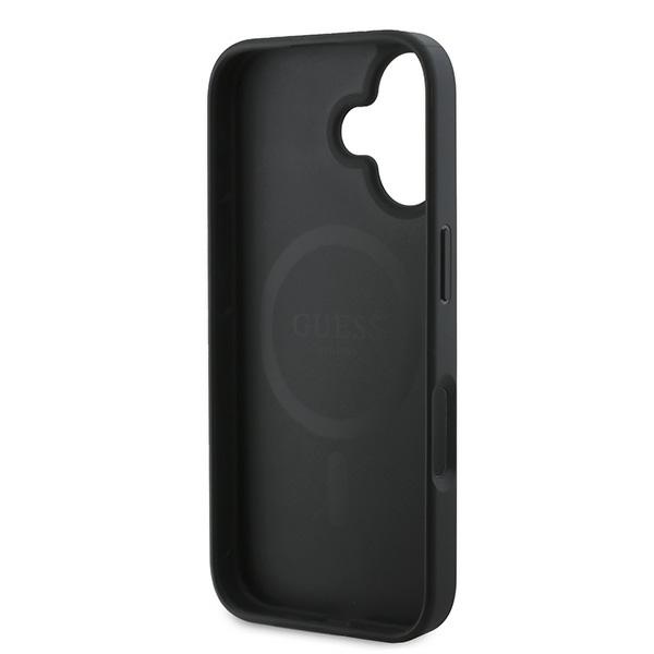 iTok webáruház - Guess Guess Peony Script MagSafe tok iPhone 16 Plus készülékhez (fekete) 7 Guess Peony Script MagSafe iPhone 16 Plus Case (fekete)