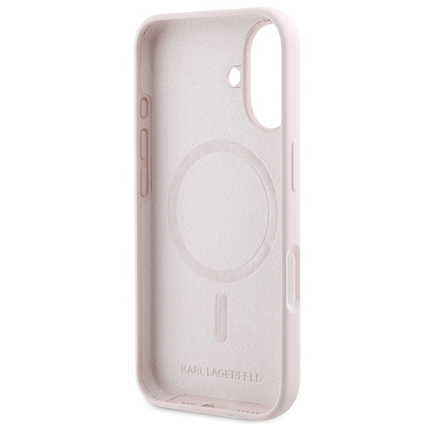 iTok webáruház - Karl Lagerfeld Karl Lagerfeld Silicone Karl&Choupette Heads Ring MagSafe tok iPhone 16 Plus készülékhez (rózsaszín) 6 Karl Lagerfeld Silicone Karl&Choupette Heads Ring MagSafe Case for iPhone 16 Plus (rózsaszín)