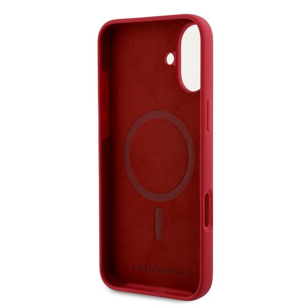 iTok webáruház - Karl Lagerfeld Karl Lagerfeld Silicone Karl&Choupette Heads Ring MagSafe tok iPhone 16 Plus (piros) 7 Karl Lagerfeld Silicone Karl&Choupette Heads Ring MagSafe Case for iPhone 16 Plus (piros)