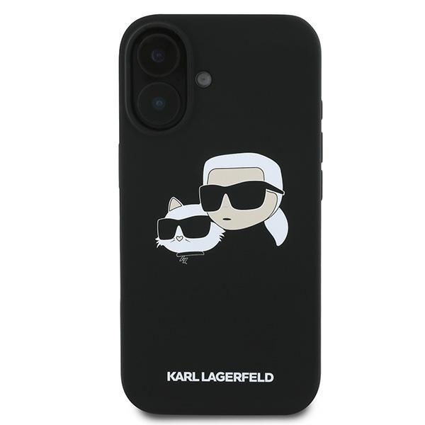 iTok webáruház - Karl Lagerfeld Karl Lagerfeld Silicone Case Nauble Heads Print MagSafe tok iPhone 16 Plus (fekete) 3 Karl Lagerfeld Silicone Case Nauble Heads Print MagSafe for iPhone 16 Plus (fekete)