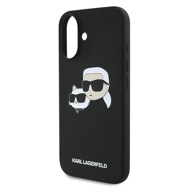 iTok webáruház - Karl Lagerfeld Karl Lagerfeld Silicone Case Nauble Heads Print MagSafe tok iPhone 16 Plus (fekete) 6 Karl Lagerfeld Silicone Case Nauble Heads Print MagSafe for iPhone 16 Plus (fekete)