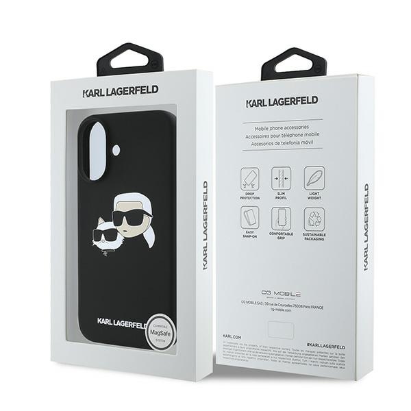 iTok webáruház - Karl Lagerfeld Karl Lagerfeld Silicone Case Nauble Heads Print MagSafe tok iPhone 16 Plus (fekete) 8 Karl Lagerfeld Silicone Case Nauble Heads Print MagSafe for iPhone 16 Plus (fekete)