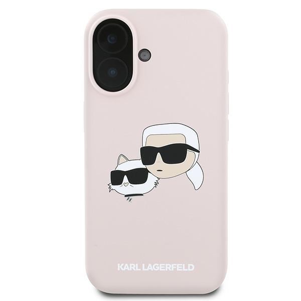 iTok webáruház - Karl Lagerfeld Karl Lagerfeld Silicone Nauble Heads Print MagSafe tok iPhone 16 Plus készülékhez (rózsaszín) 3 Karl Lagerfeld Silicone Nauble Heads Print MagSafe Case for iPhone 16 Plus (rózsaszín)