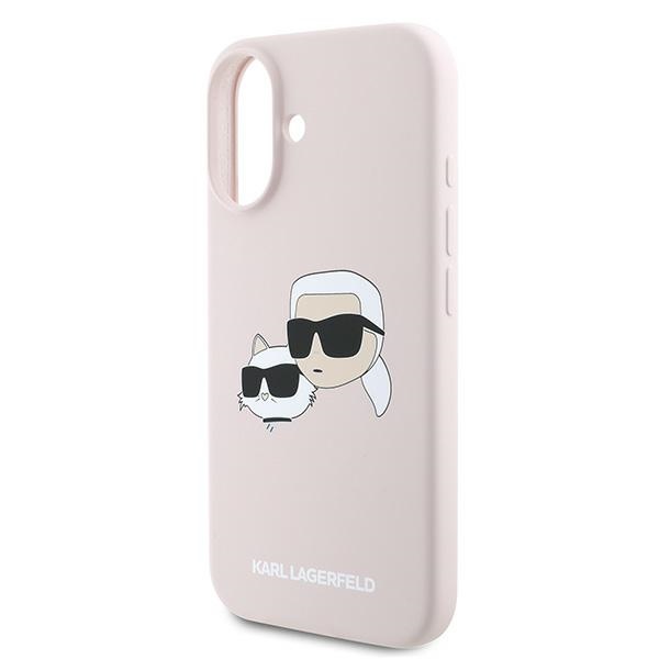 iTok webáruház - Karl Lagerfeld Karl Lagerfeld Silicone Nauble Heads Print MagSafe tok iPhone 16 Plus készülékhez (rózsaszín) 6 Karl Lagerfeld Silicone Nauble Heads Print MagSafe Case for iPhone 16 Plus (rózsaszín)
