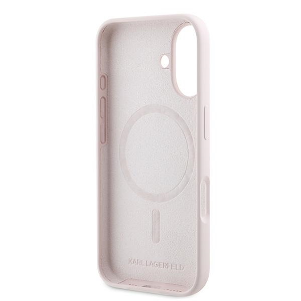 iTok webáruház - Karl Lagerfeld Karl Lagerfeld Silicone Nauble Heads Print MagSafe tok iPhone 16 Plus készülékhez (rózsaszín) 7 Karl Lagerfeld Silicone Nauble Heads Print MagSafe Case for iPhone 16 Plus (rózsaszín)