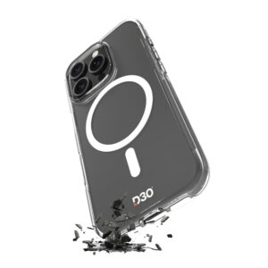 Puro Impact Clear D3O MagSafe szilikon tok iPhone 16 Plus készülékhez (átlátszó)