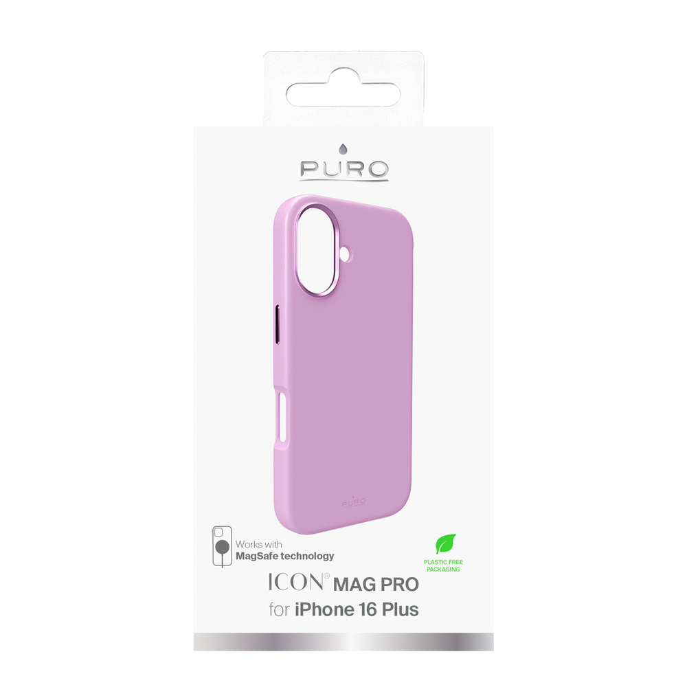 iTok webáruház - Puro Puro Icon Mag Pro MagSafe szilikon tok iPhone 16 Plus készülékhez (rózsaszín) 2 Puro Icon Mag Pro MagSafe Silicone Case for iPhone 16 Plus (rózsaszín)