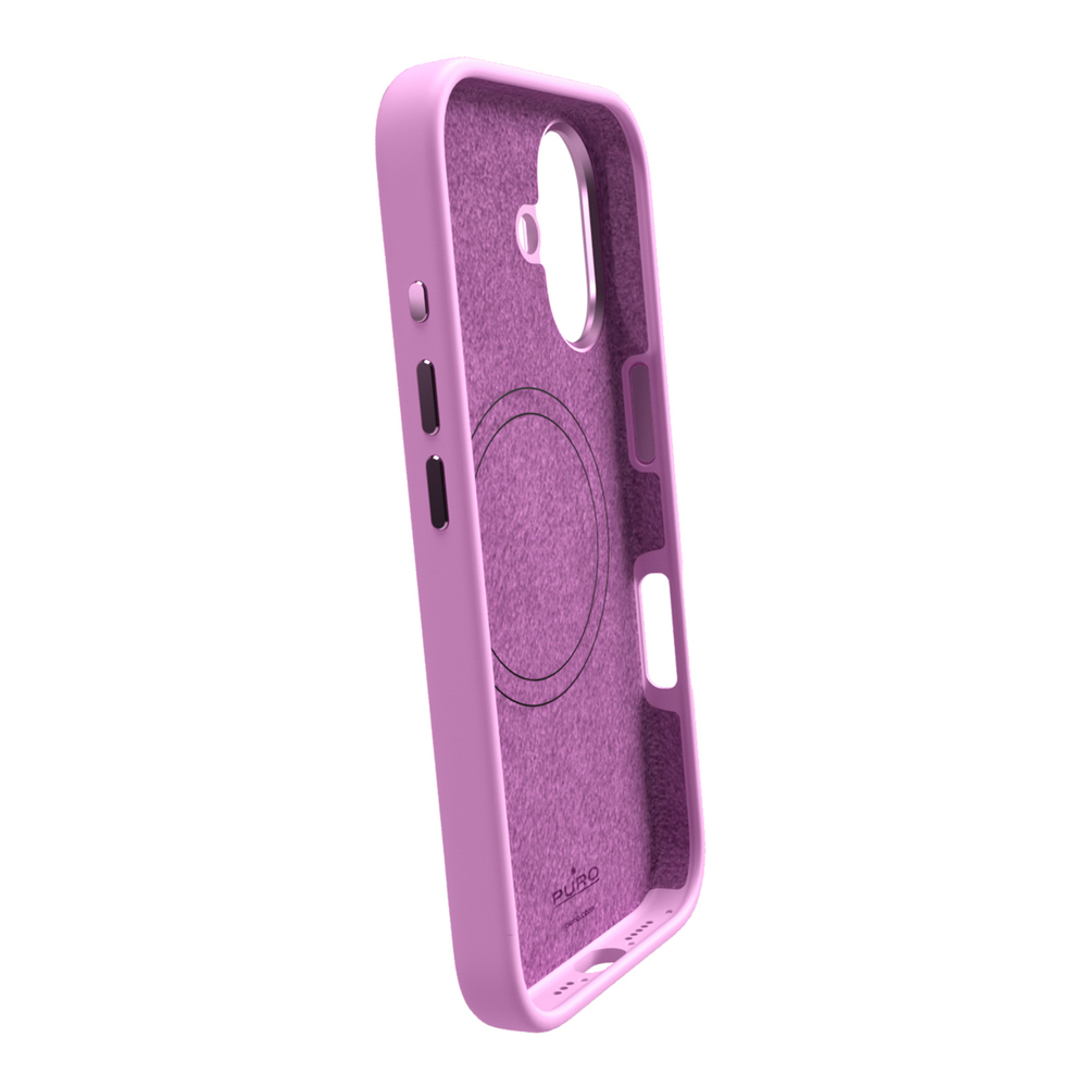 iTok webáruház - Puro Puro Icon Mag Pro MagSafe szilikon tok iPhone 16 Plus készülékhez (rózsaszín) 4 Puro Icon Mag Pro MagSafe Silicone Case for iPhone 16 Plus (rózsaszín)