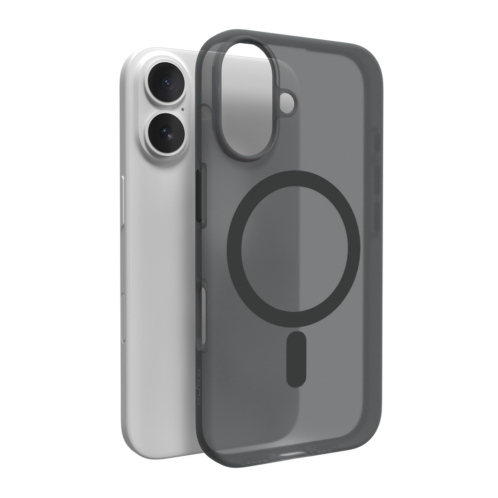 iTok webáruház - Puro Puro Daylight MagSafe szilikon tok iPhone 16 Plus készülékhez (fekete) 1 Puro Daylight MagSafe Silicone Case for iPhone 16 Plus (fekete)