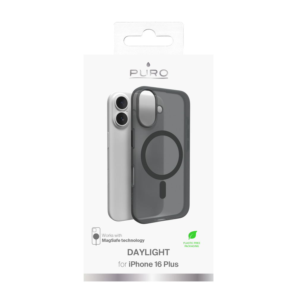 iTok webáruház - Puro Puro Daylight MagSafe szilikon tok iPhone 16 Plus készülékhez (fekete) 3 Puro Daylight MagSafe Silicone Case for iPhone 16 Plus (fekete)