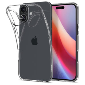 Spigen Liquid Crystal tok iPhone 16 Plus készülékhez (átlátszó)