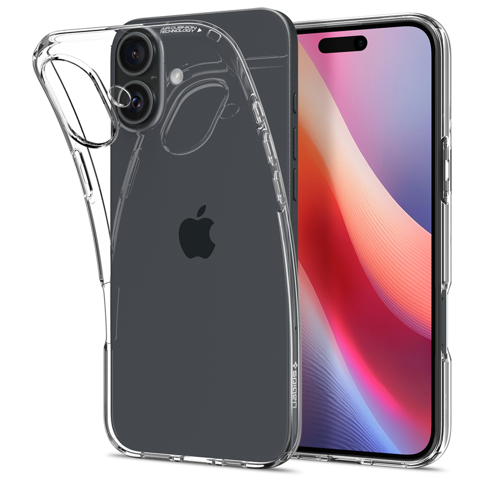 iTok webáruház - Spigen Spigen Liquid Crystal tok iPhone 16 Plus készülékhez (átlátszó) 1 Spigen Liquid Crystal iPhone 16 Plus Case (átlátszó)