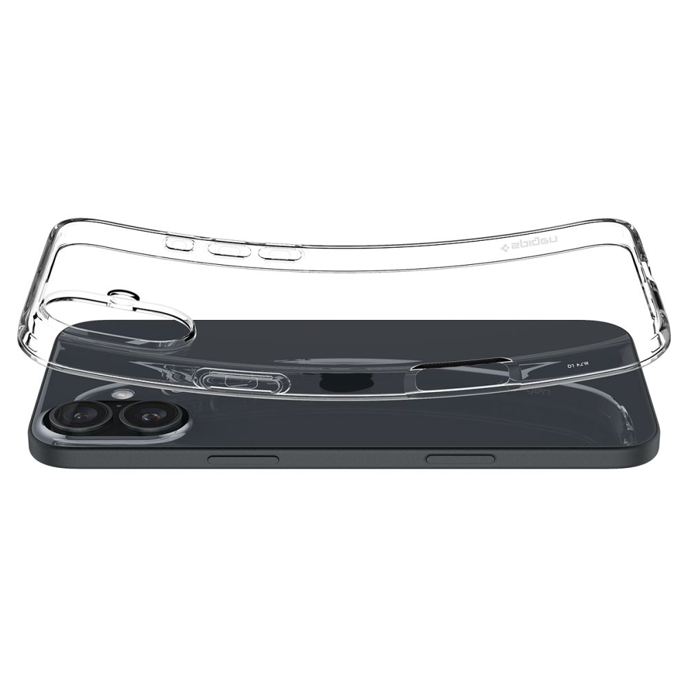 iTok webáruház - Spigen Spigen Liquid Crystal tok iPhone 16 Plus készülékhez (átlátszó) 2 Spigen Liquid Crystal iPhone 16 Plus Case (átlátszó)