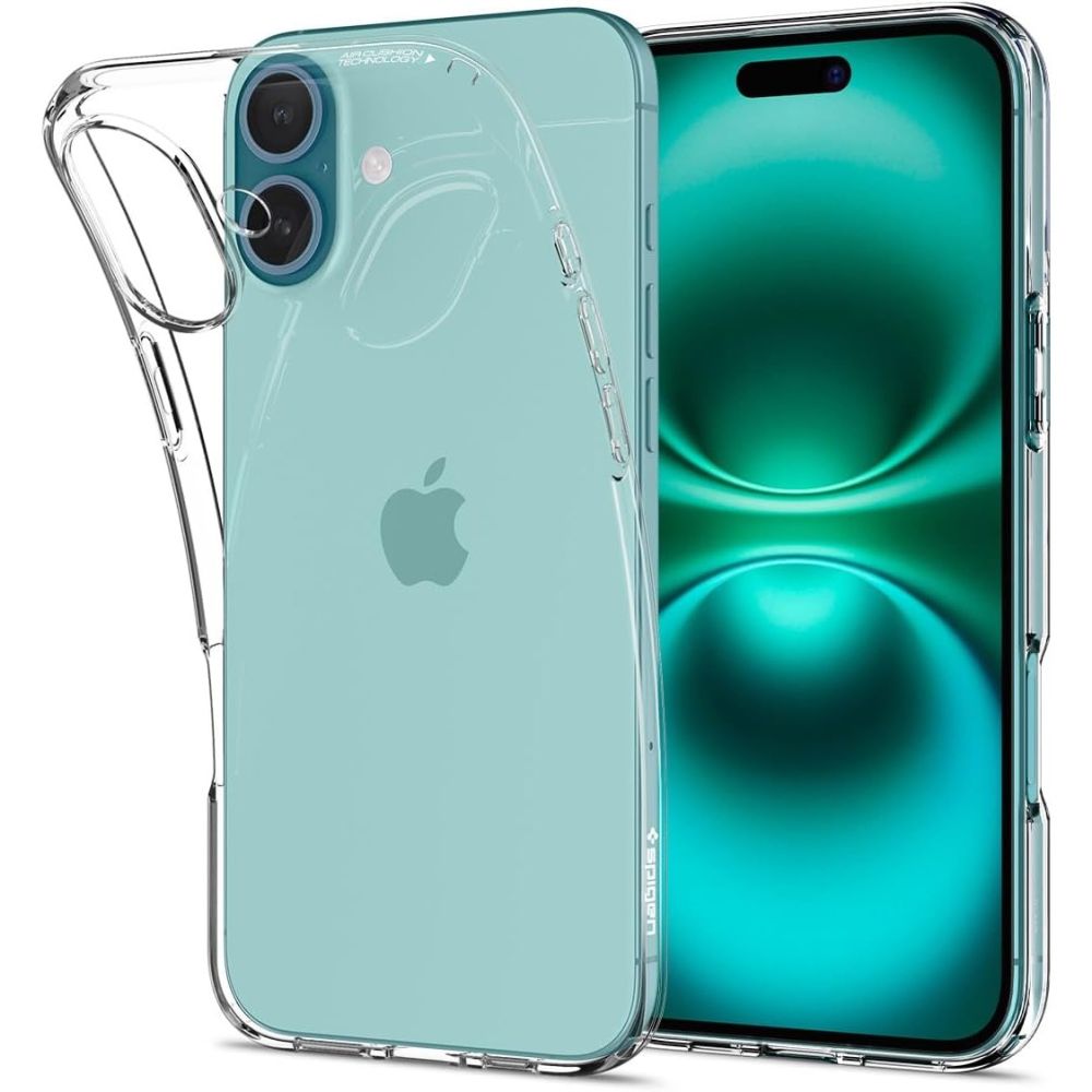iTok webáruház - Spigen Spigen Liquid Crystal tok iPhone 16 Plus készülékhez (átlátszó) 3 Spigen Liquid Crystal iPhone 16 Plus Case (átlátszó)