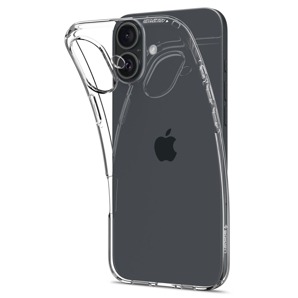 iTok webáruház - Spigen Spigen Liquid Crystal tok iPhone 16 Plus készülékhez (átlátszó) 7 Spigen Liquid Crystal iPhone 16 Plus Case (átlátszó)