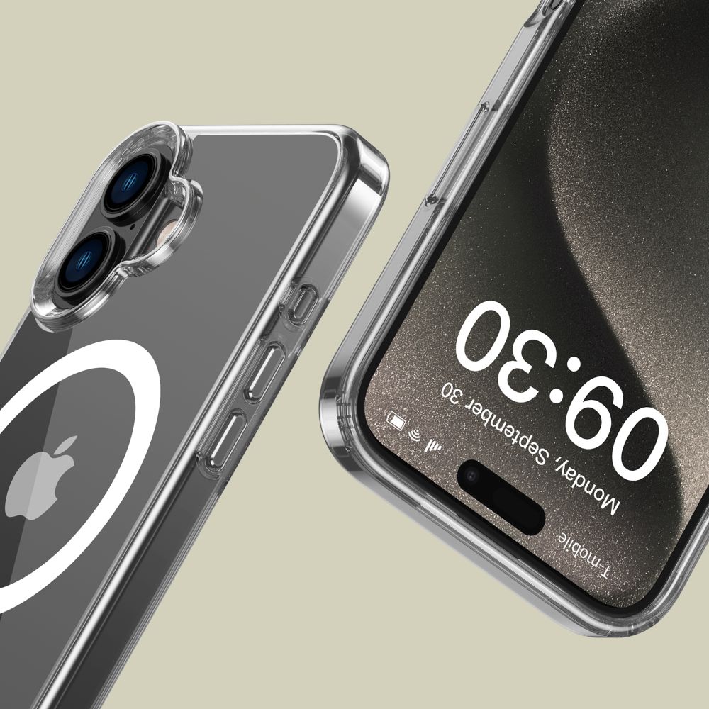 iTok webáruház - Tech-Protect Tech-Protect Flexair Hybrid MagSafe tok iPhone 16 Plus készülékhez, átlátszó 3 TECH-PROTECT FLEXAIR HYBRID MAGSAFE IPHONE 16 PLUS CLEAR