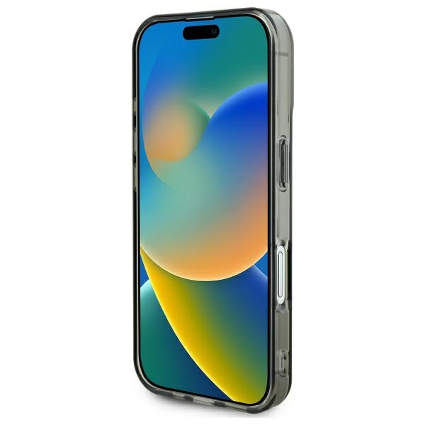 iTok webáruház - Guess Guess IML Heart tok iPhone 16 Plus készülékhez (fekete) 5 Guess IML Heart Case for iPhone 16 Plus (fekete)