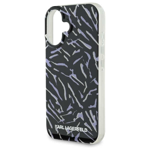 iTok webáruház - Karl Lagerfeld Karl Lagerfeld Zebra With Cord tok iPhone 16 Plus készülékhez (lila) 5 Karl Lagerfeld Zebra With Cord iPhone 16 Plus Case (lila)