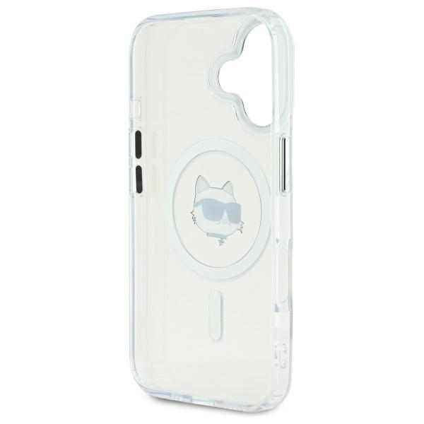 iTok webáruház - Karl Lagerfeld Karl Lagerfeld IML Metal Choupette Head MagSafe tok iPhone 16 Plus készülékhez (fehér) 7 Karl Lagerfeld IML Metal Choupette Head MagSafe case for iPhone 16 Plus (fehér)