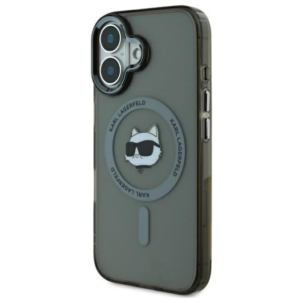 iTok webáruház - Karl Lagerfeld Karl Lagerfeld IML Metal Choupette Head MagSafe iPhone 16 Plus tok (fekete) 2 Karl Lagerfeld IML Metal Choupette Head MagSafe iPhone 16 Plus Case (fekete)