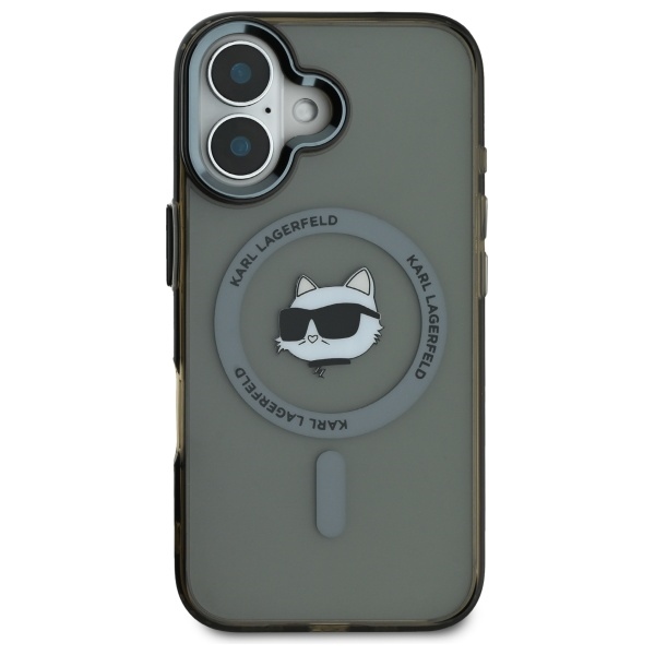 iTok webáruház - Karl Lagerfeld Karl Lagerfeld IML Metal Choupette Head MagSafe iPhone 16 Plus tok (fekete) 3 Karl Lagerfeld IML Metal Choupette Head MagSafe iPhone 16 Plus Case (fekete)