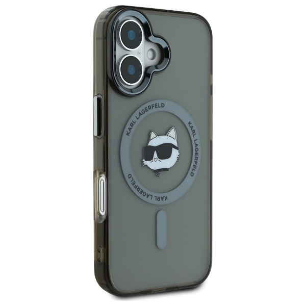 iTok webáruház - Karl Lagerfeld Karl Lagerfeld IML Metal Choupette Head MagSafe iPhone 16 Plus tok (fekete) 4 Karl Lagerfeld IML Metal Choupette Head MagSafe iPhone 16 Plus Case (fekete)