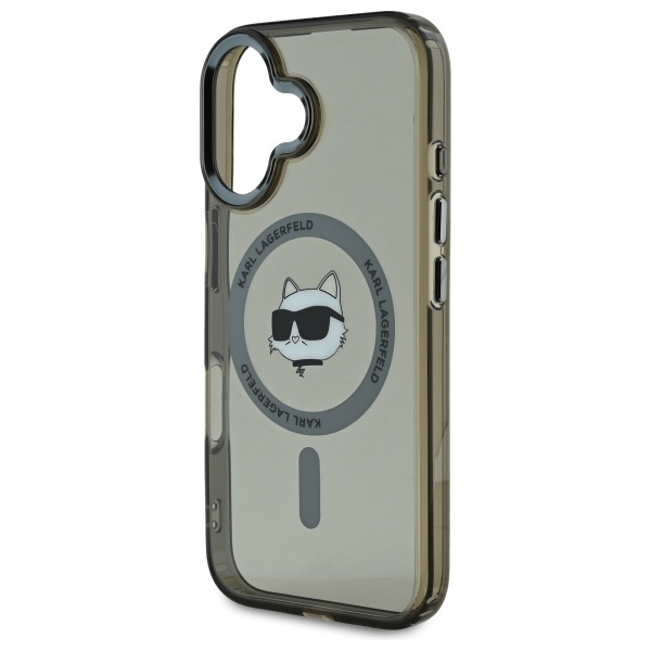 iTok webáruház - Karl Lagerfeld Karl Lagerfeld IML Metal Choupette Head MagSafe iPhone 16 Plus tok (fekete) 6 Karl Lagerfeld IML Metal Choupette Head MagSafe iPhone 16 Plus Case (fekete)