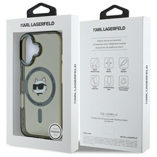 iTok webáruház - Karl Lagerfeld Karl Lagerfeld IML Metal Choupette Head MagSafe iPhone 16 Plus tok (fekete) 8 Karl Lagerfeld IML Metal Choupette Head MagSafe iPhone 16 Plus Case (fekete)