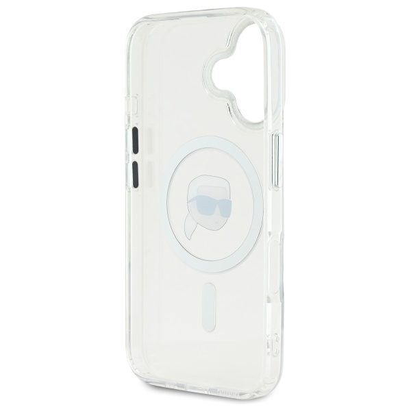 iTok webáruház - Karl Lagerfeld Karl Lagerfeld IML Metal Karl Head MagSafe tok iPhone 16 Plus készülékhez (fehér) 7 Karl Lagerfeld IML Metal Karl Head MagSafe Case for iPhone 16 Plus (fehér)